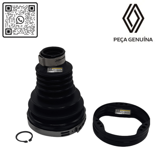 RN 392413 COIFA SEMI EIXO ESQUERDO LADO CAMBIO KANGOO ELETRICA 392413913R -3-